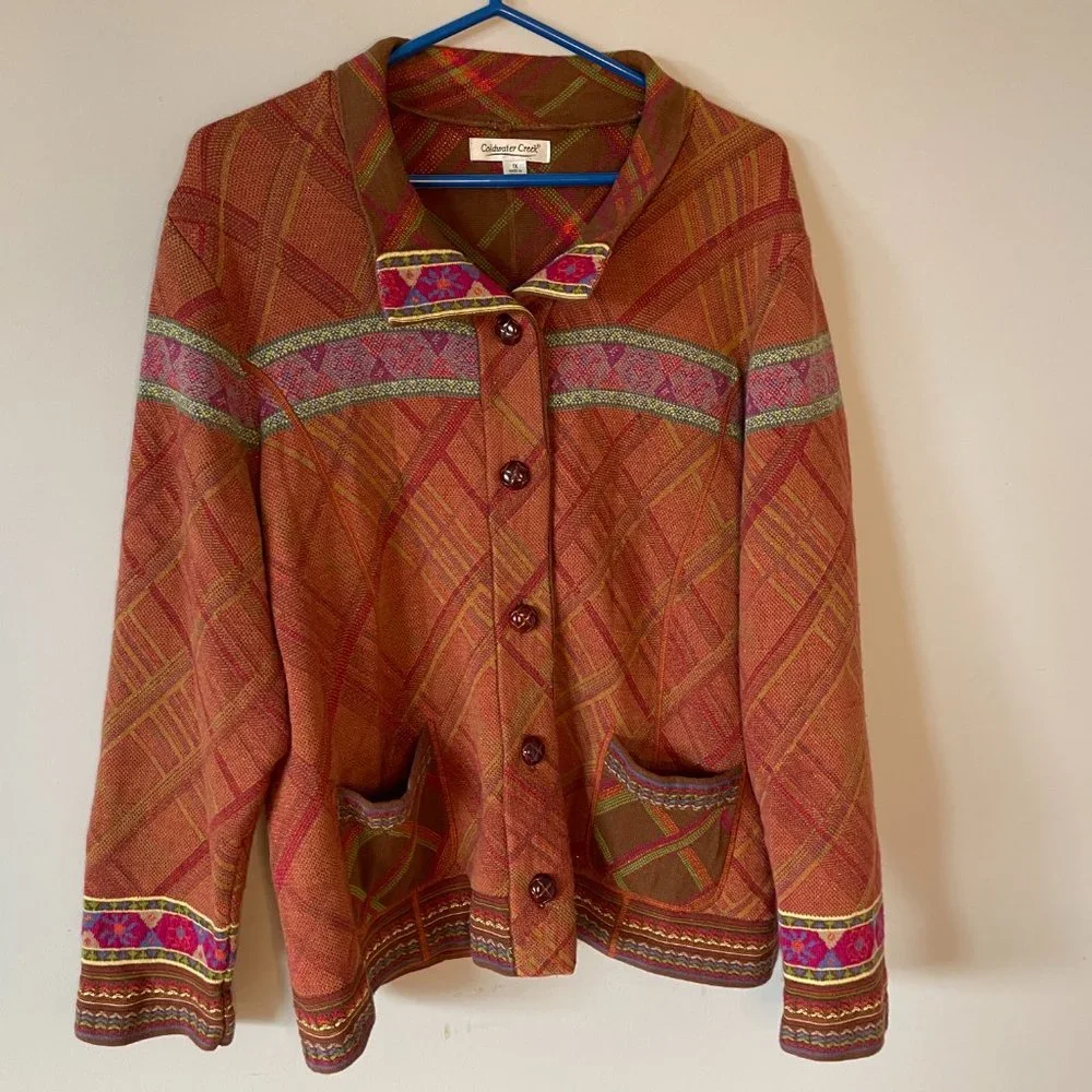 Button up Sweater Jacket - Picture 3 of 3